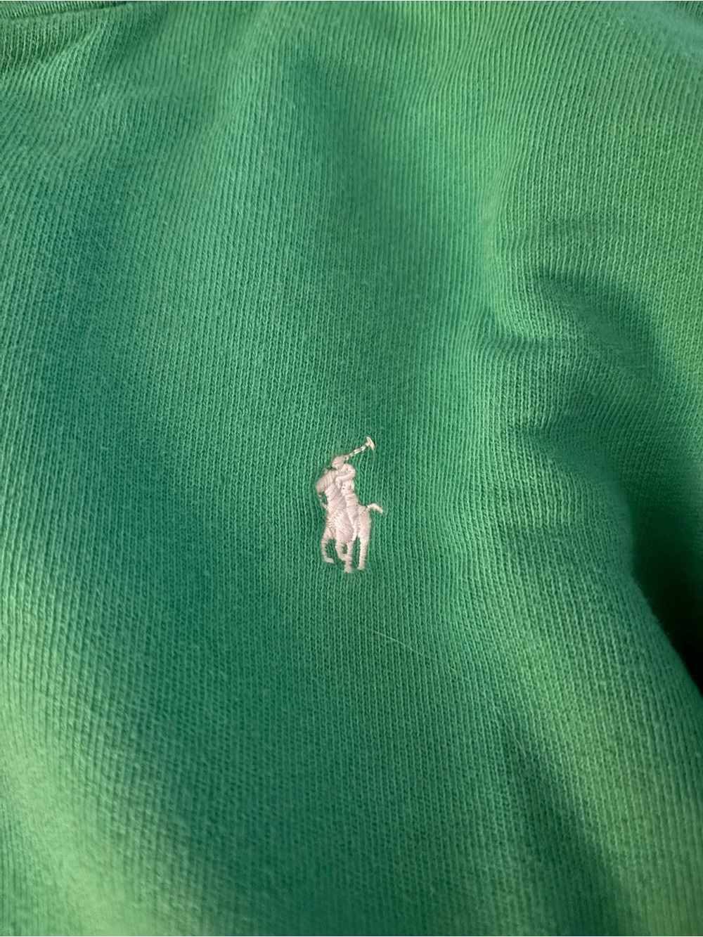 Polo by Ralph Lauren greenCrewneck Sweatshirt with navy joggers - Picture 8 of 12